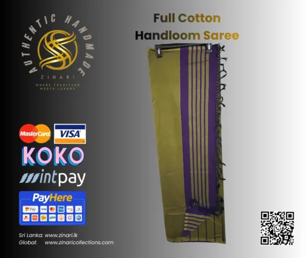 Sri Lankan Full Cotton Saree