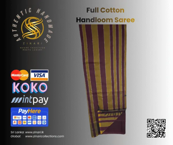 Sri Lankan Full Cotton Saree