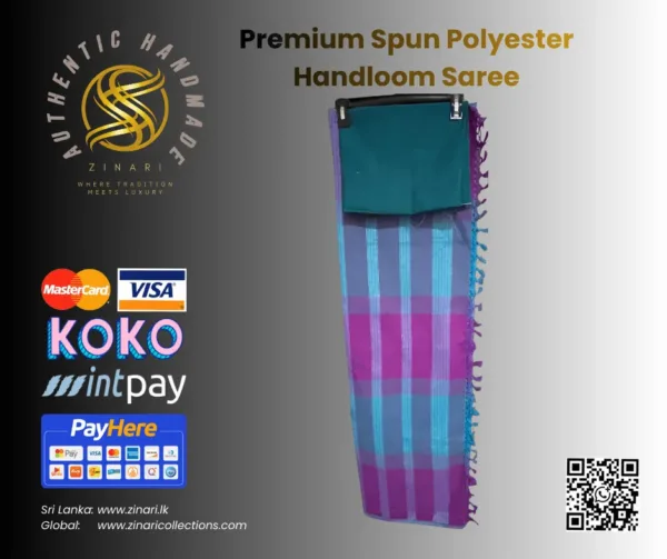 Premium Spun Polyester Handloom Saree