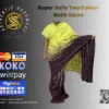 Super Voile Two Colour Batik Saree