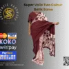 Super Voile Two Colour Batik Saree