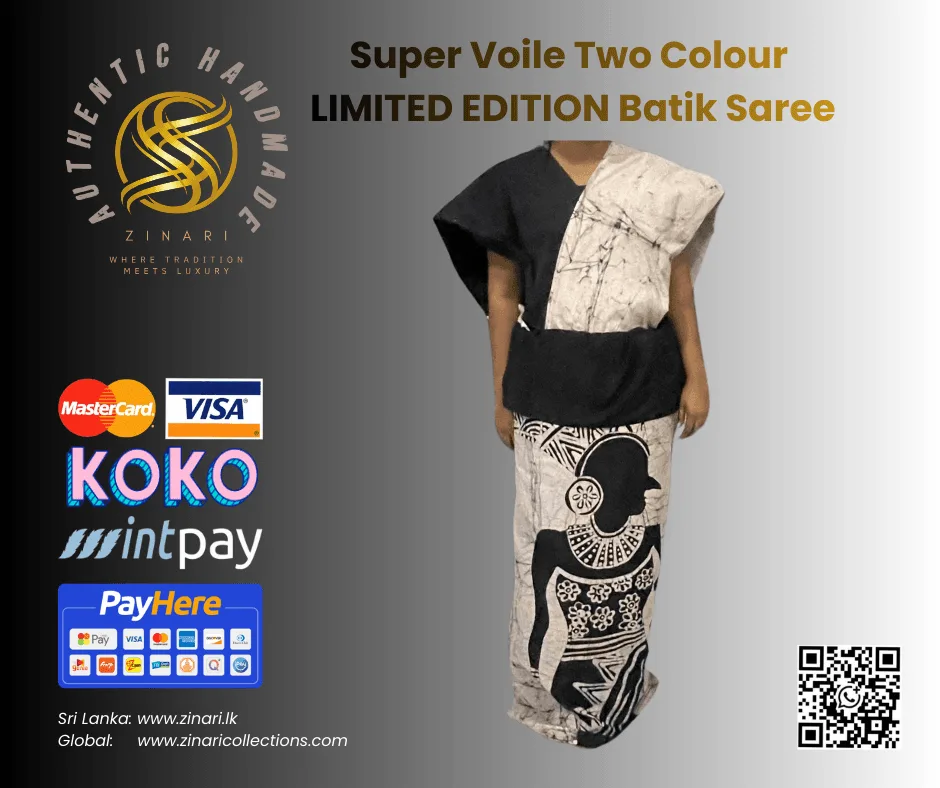 Super Voile Two Colour LIMITED EDITION Batik Saree 1 Super-Voile-Two-Colour-LIMITED-EDITION-Batik-Saree
