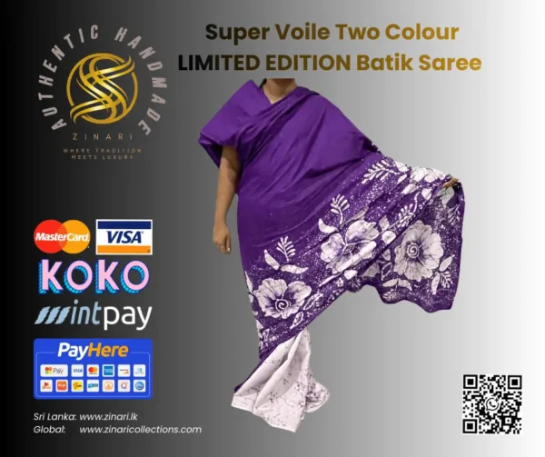 Super-Voile-Two-Colour-LIMITED-EDITION-Batik-Saree